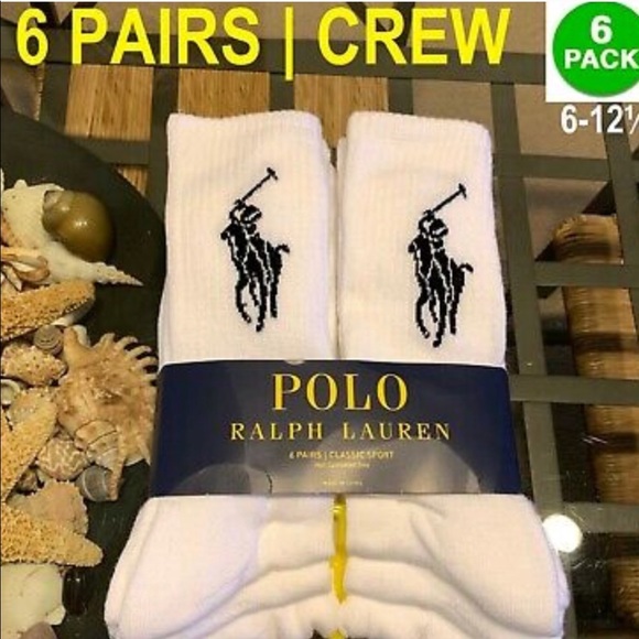 Polo Ralph Lauren Other - Polo Ralph Lauren Classic Sport Crew Socks